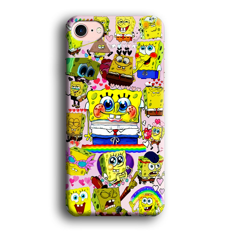 Spongebob Cute Character iPhone SE 2020 Case