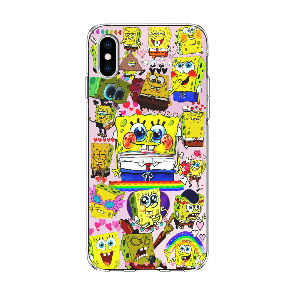 Spongebob Cute Character iPhone Xs Max Case