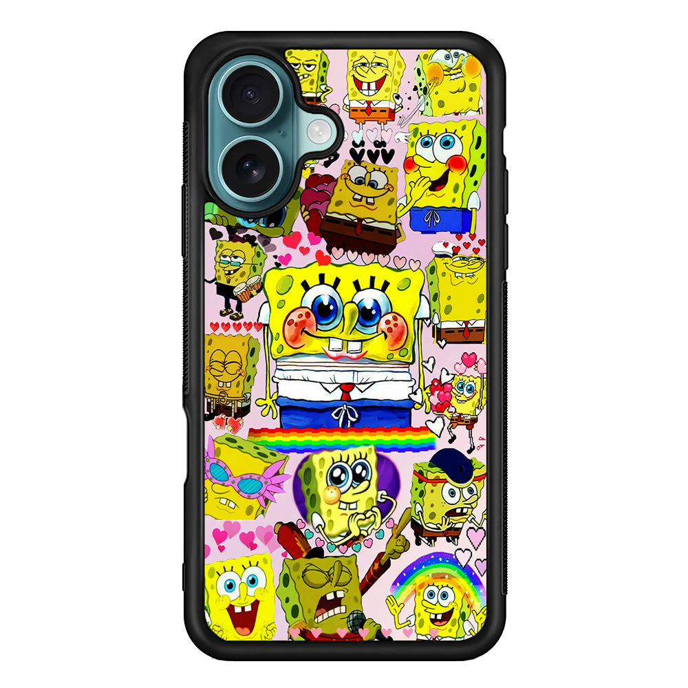 Spongebob Cute Character iPhone 16 Plus Case - Altracase