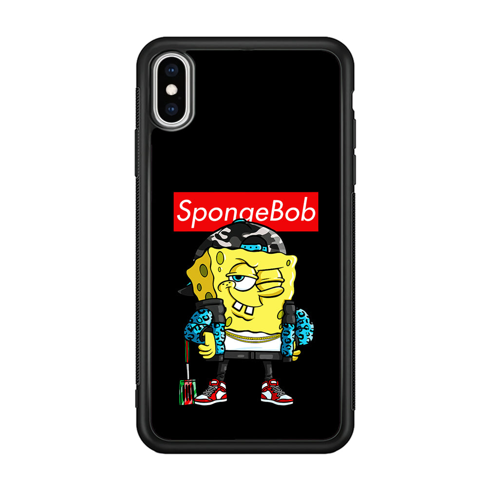 Spongebob Hypebeast iPhone Xs Case