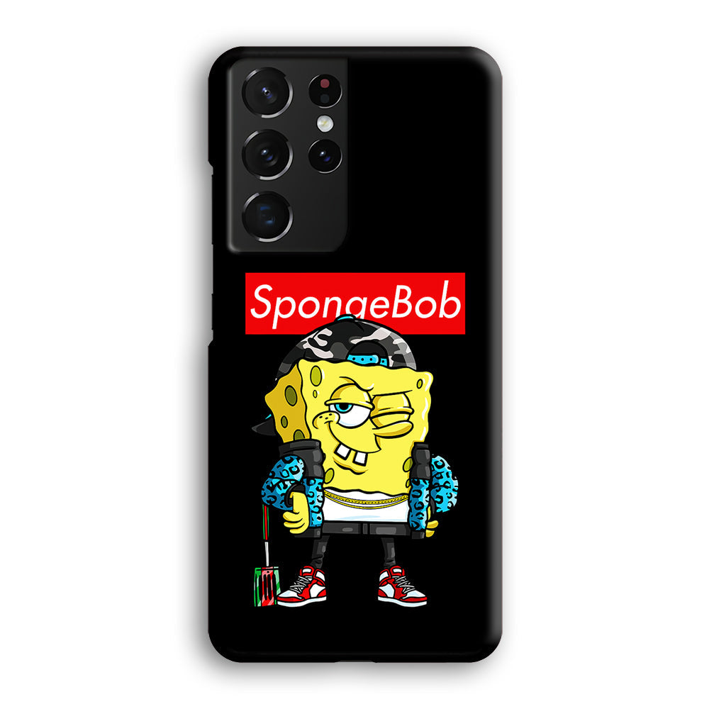 Spongebob Hypebeast Samsung Galaxy S24 Ultra Case