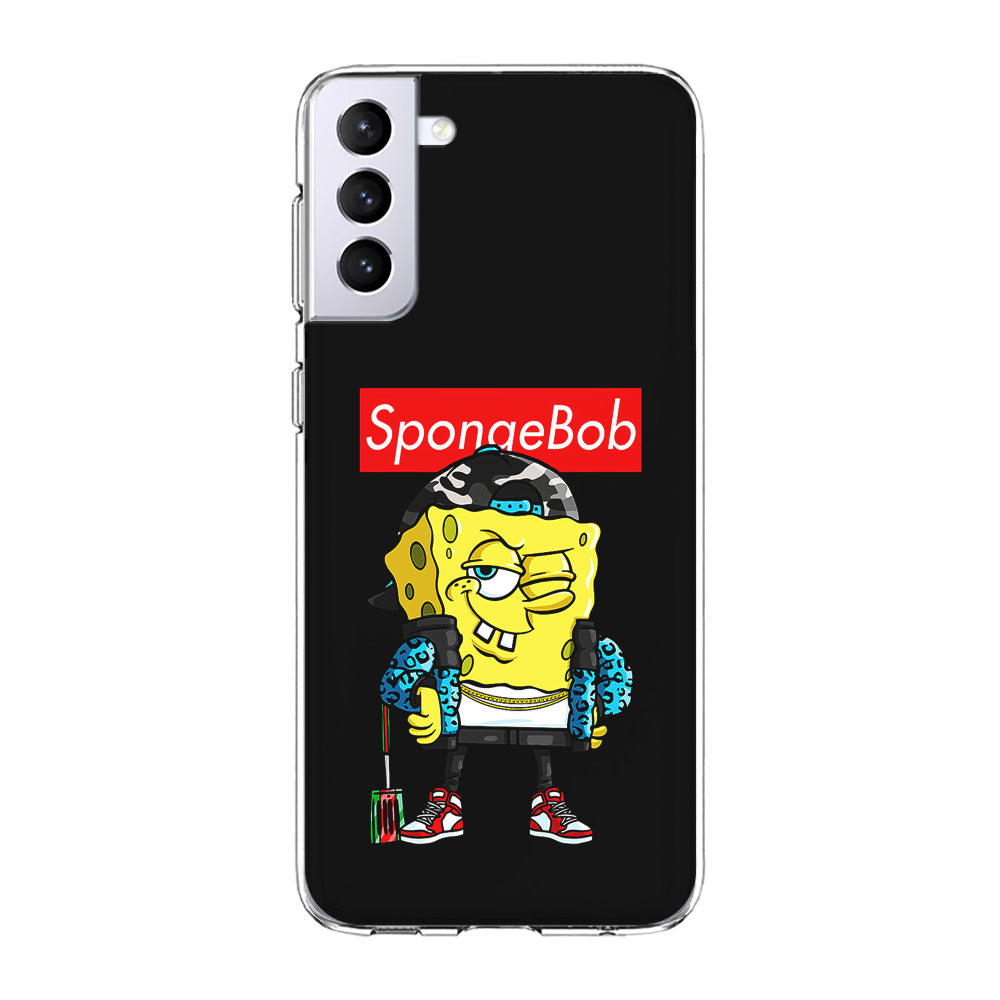 Spongebob Hypebeast Samsung Galaxy S23 Case-Phone Case-Clear Soft Case-Altracase