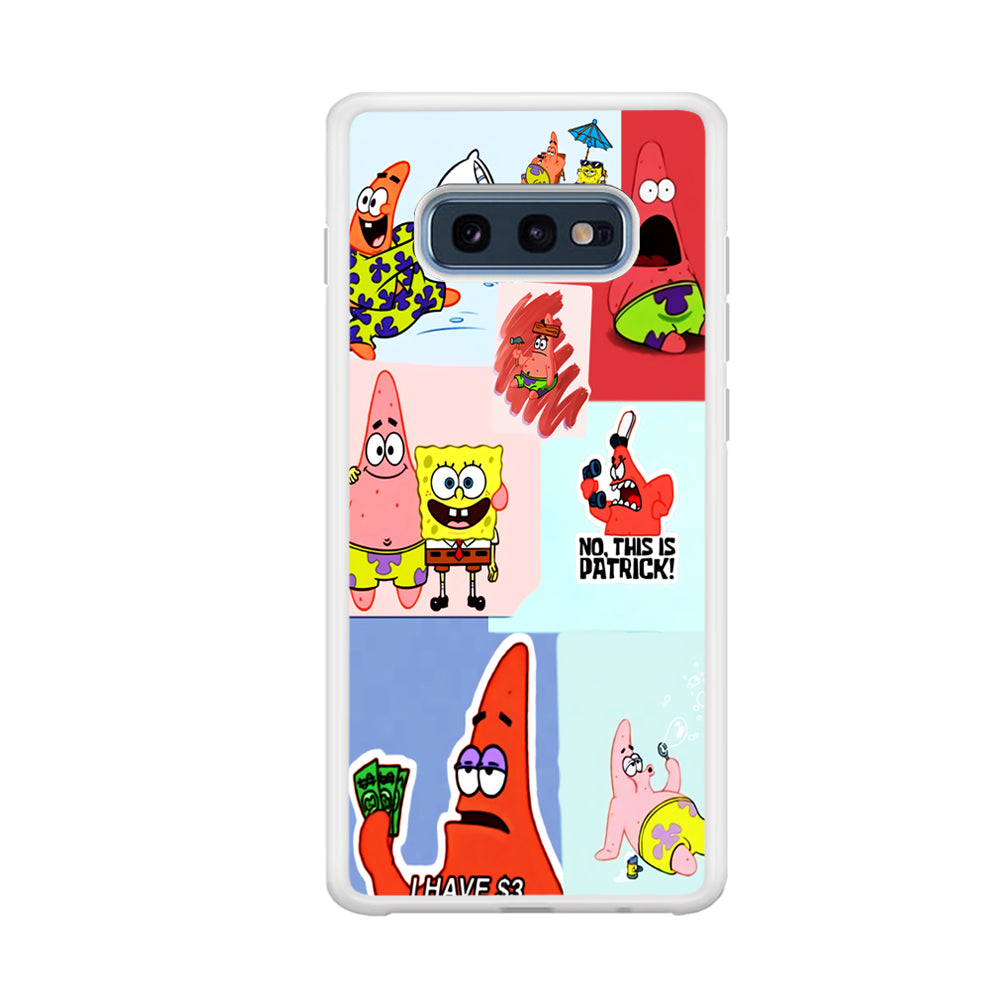 Spongebob Patrick Aesthetic Samsung Galaxy S10E Case