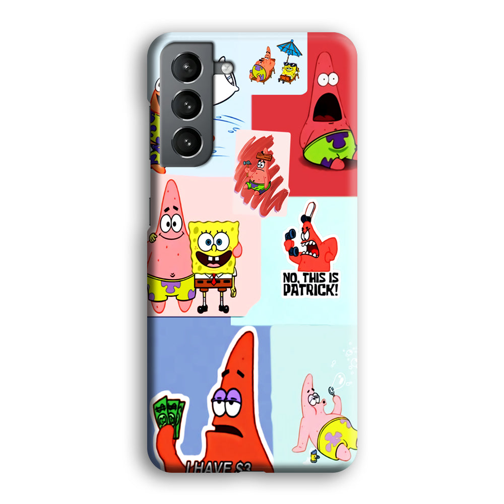 Spongebob Patrick Aesthetic Samsung Galaxy S22 Plus Case