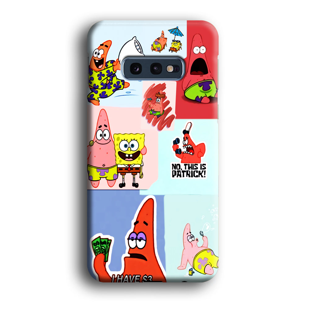 Spongebob Patrick Aesthetic Samsung Galaxy S10E Case