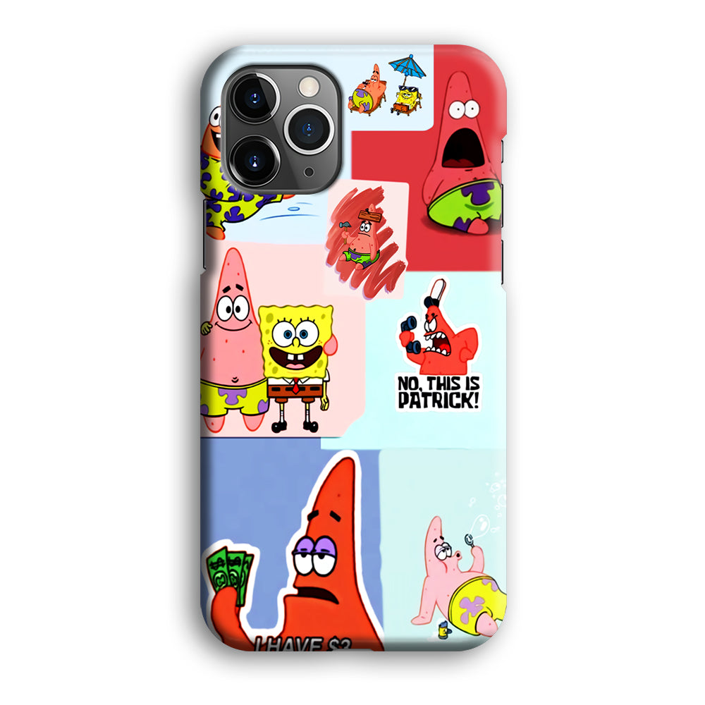 Spongebob Patrick Aesthetic iPhone 12 Pro Case