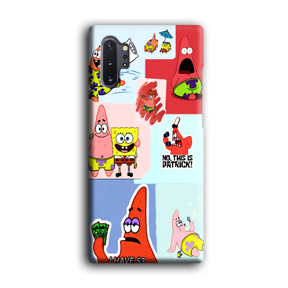 Spongebob Patrick Aesthetic Samsung Galaxy Note 10 Plus Case