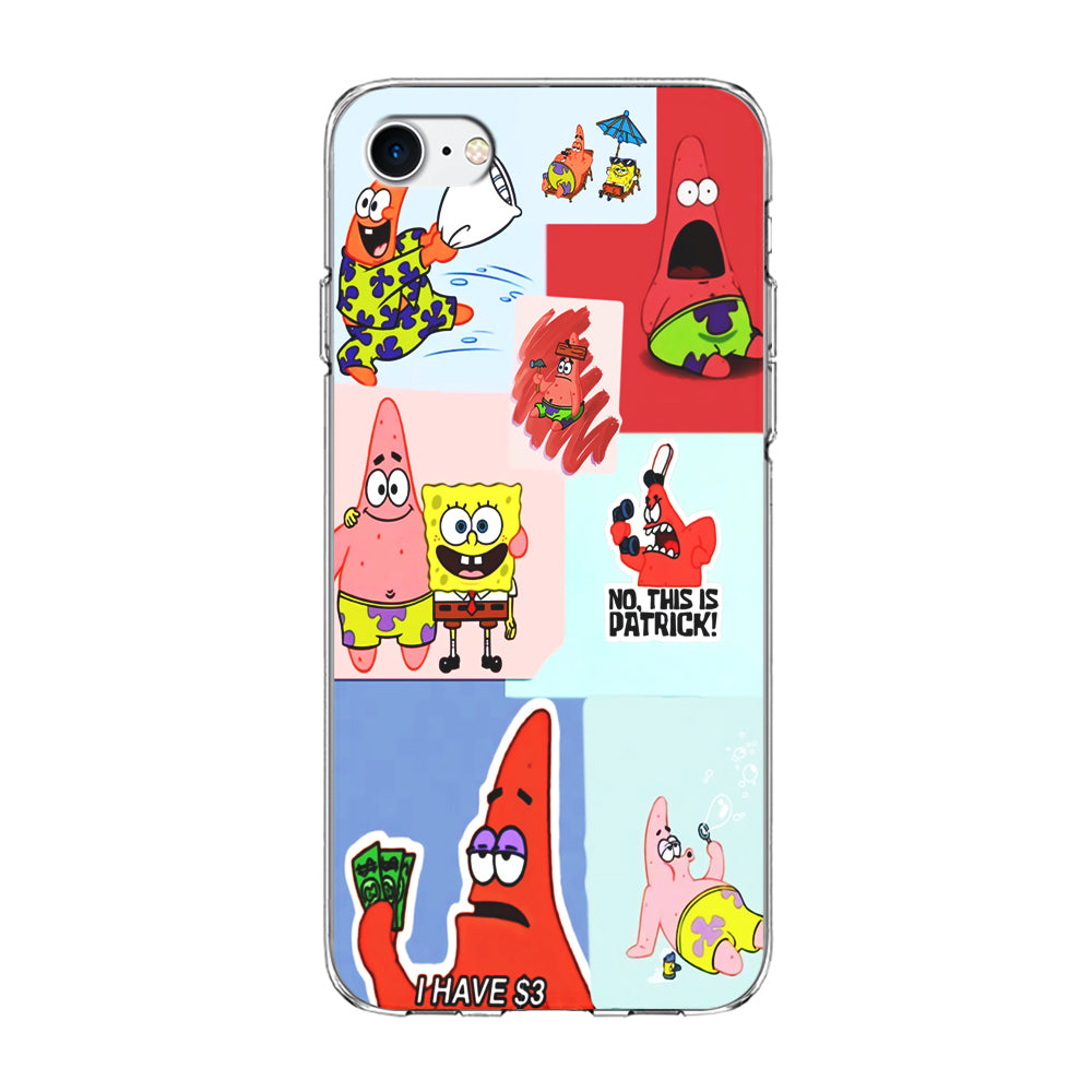 Spongebob Patrick Aesthetic iPhone SE 2020 Case