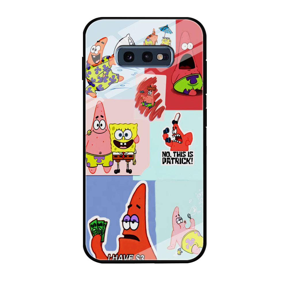 Spongebob Patrick Aesthetic Samsung Galaxy S10E Case