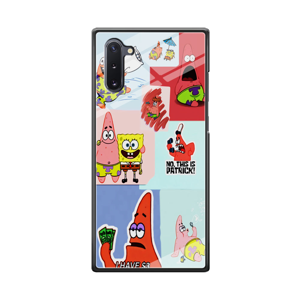 Spongebob Patrick Aesthetic Samsung Galaxy Note 10 Case