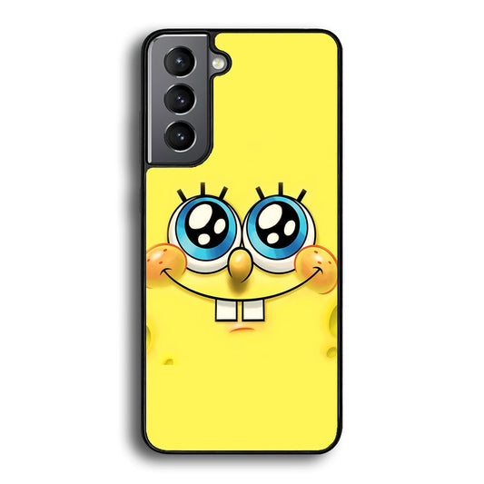 Spongebob's smiling face Samsung Galaxy A16 Case-Phone Case-Tempered Glass Case-Altracase