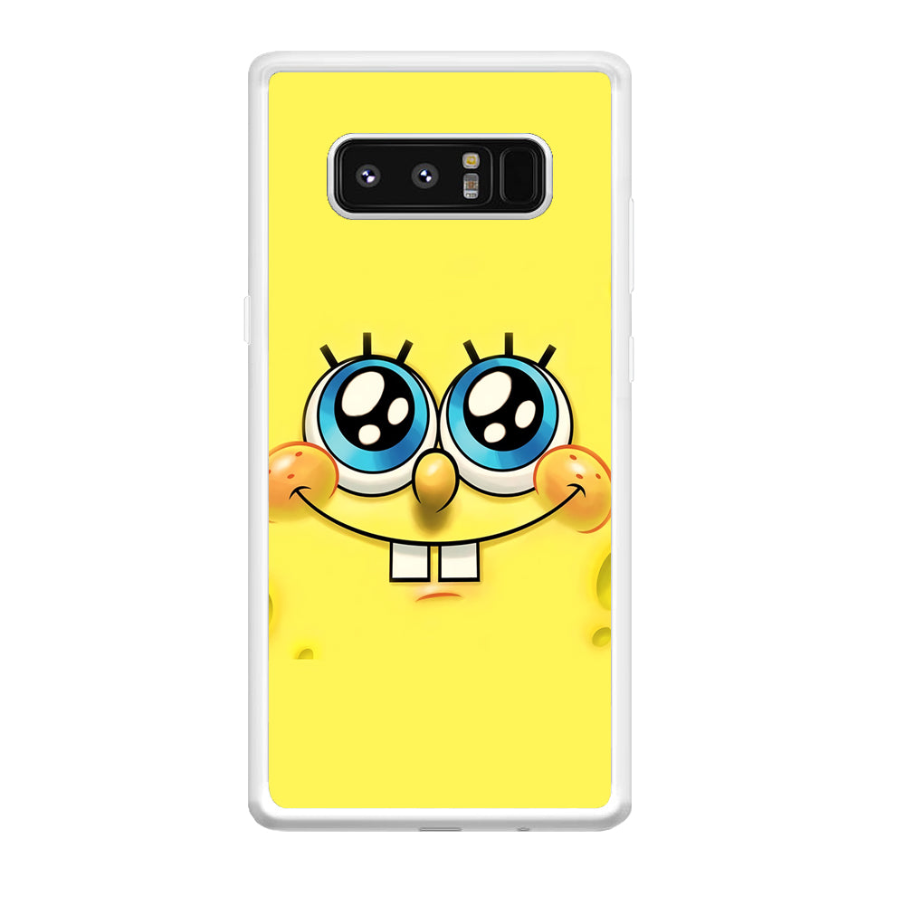 Spongebob's smiling face Samsung Galaxy Note 8 Case