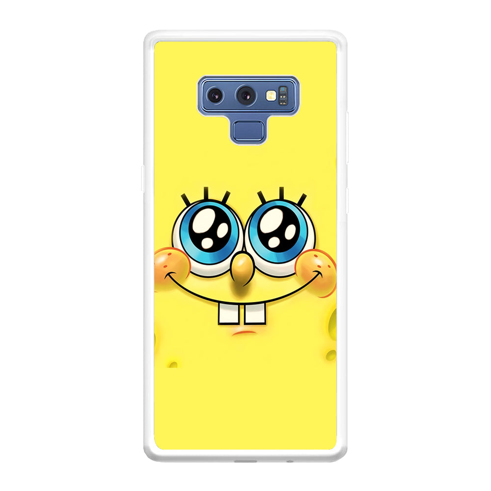 Spongebob's smiling face Samsung Galaxy Note 9 Case