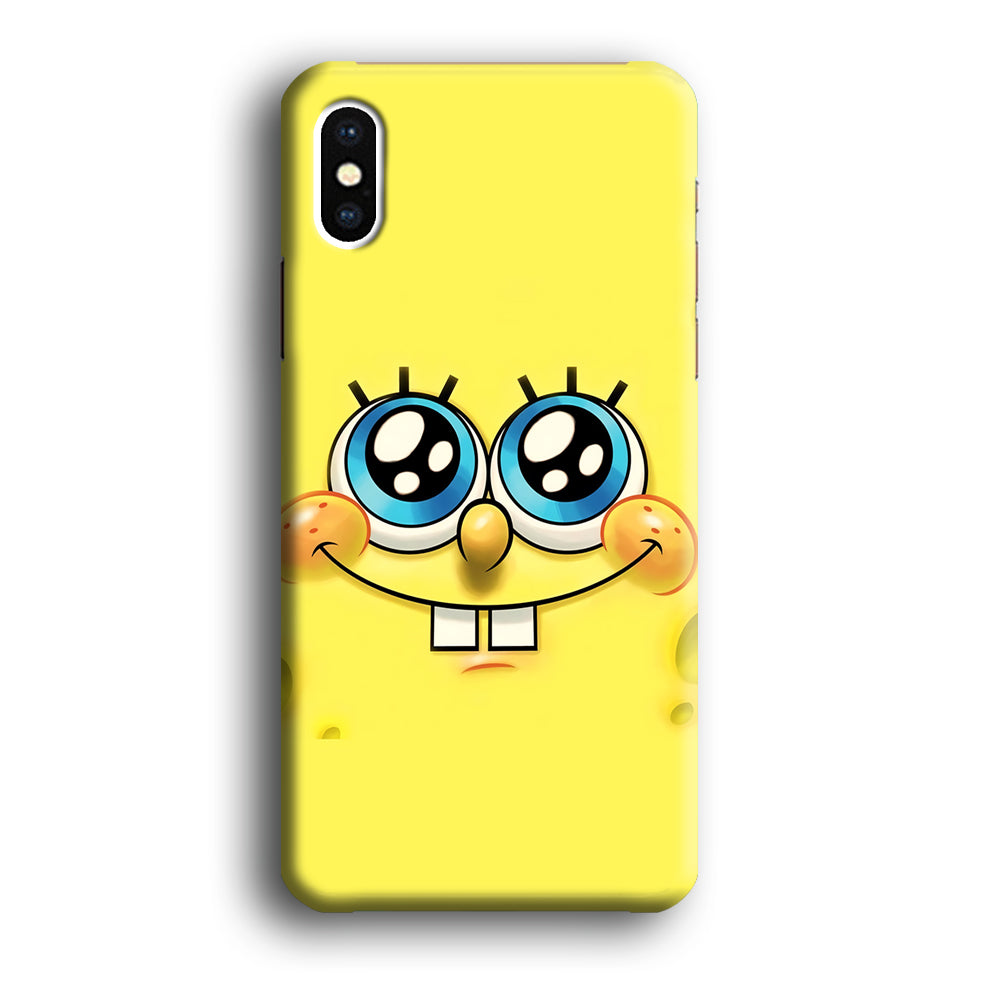 Spongebob's smiling face iPhone X Case