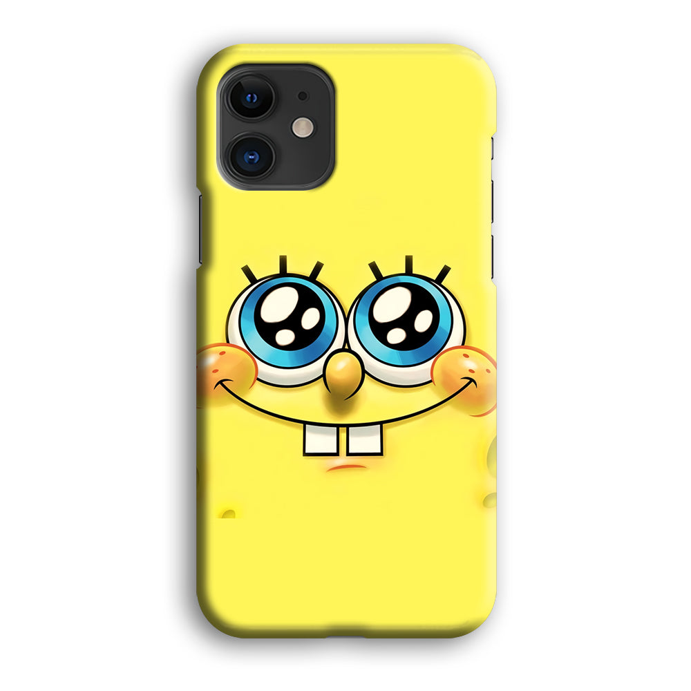 Spongebob's smiling face iPhone 12 Case