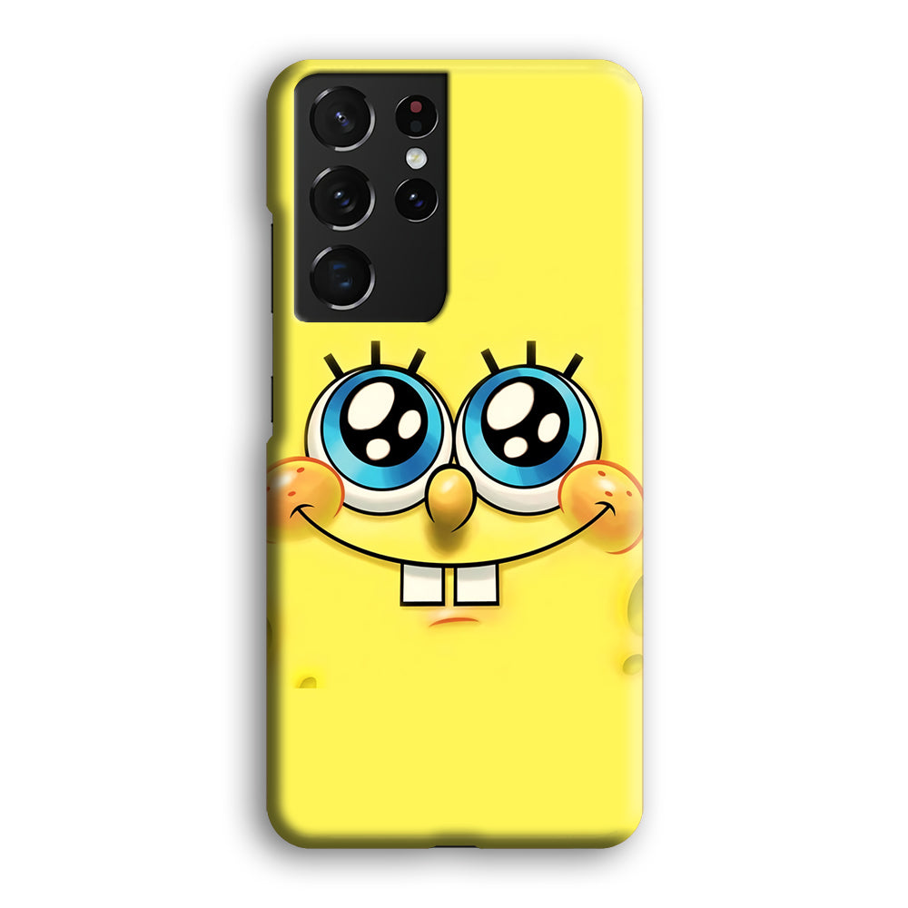Spongebob's smiling face Samsung Galaxy S21 Ultra Case-Phone Case-3D Case-Altracase