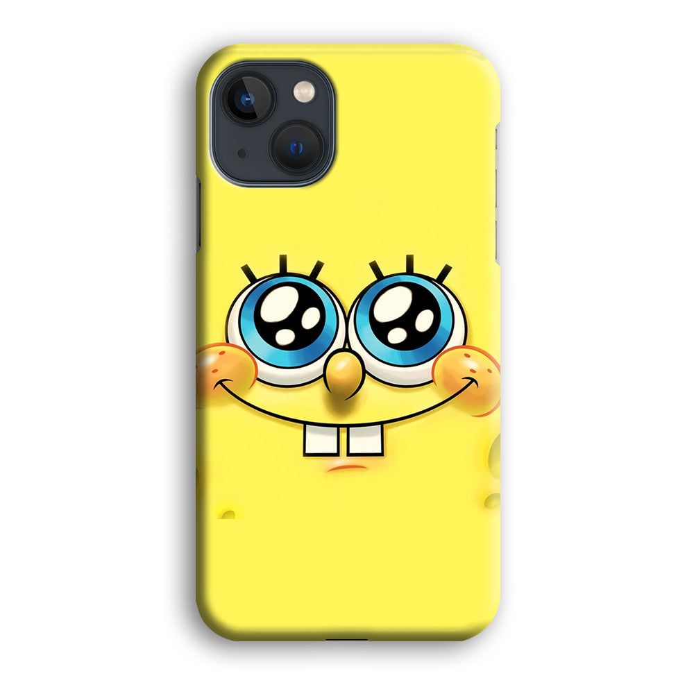 Spongebob's smiling face iPhone 14 Case