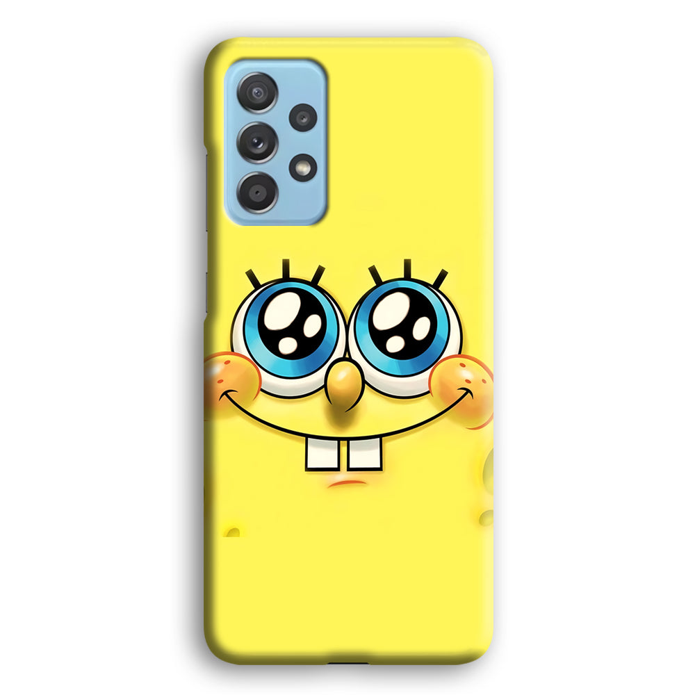 Spongebob's smiling face Samsung Galaxy A52 Case