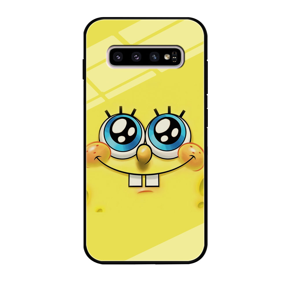 Spongebob's Smiling Face Samsung Galaxy S10 Plus Case