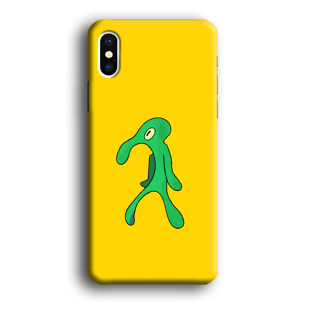 Squidward Painting Masterpiece iPhone Xs Case