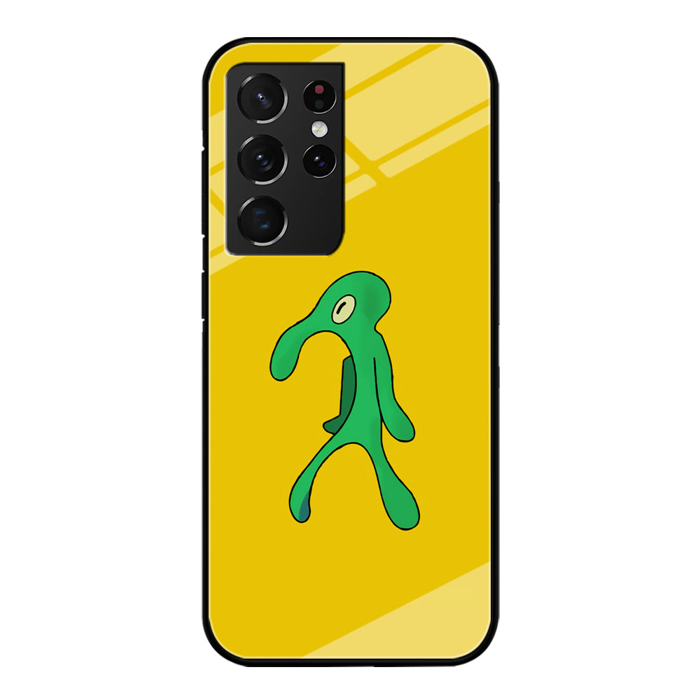 Squidward Painting Masterpiece Samsung Galaxy S21 Ultra Case-Phone Case-Tempered Glass Case-Altracase