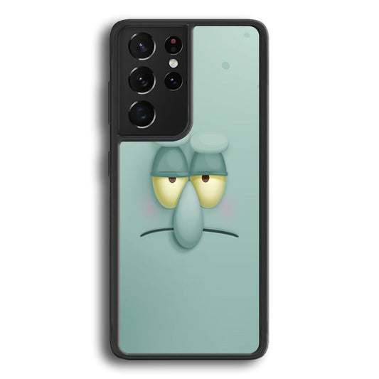 Squidward Tentacles Face Samsung Galaxy S24 Ultra Case