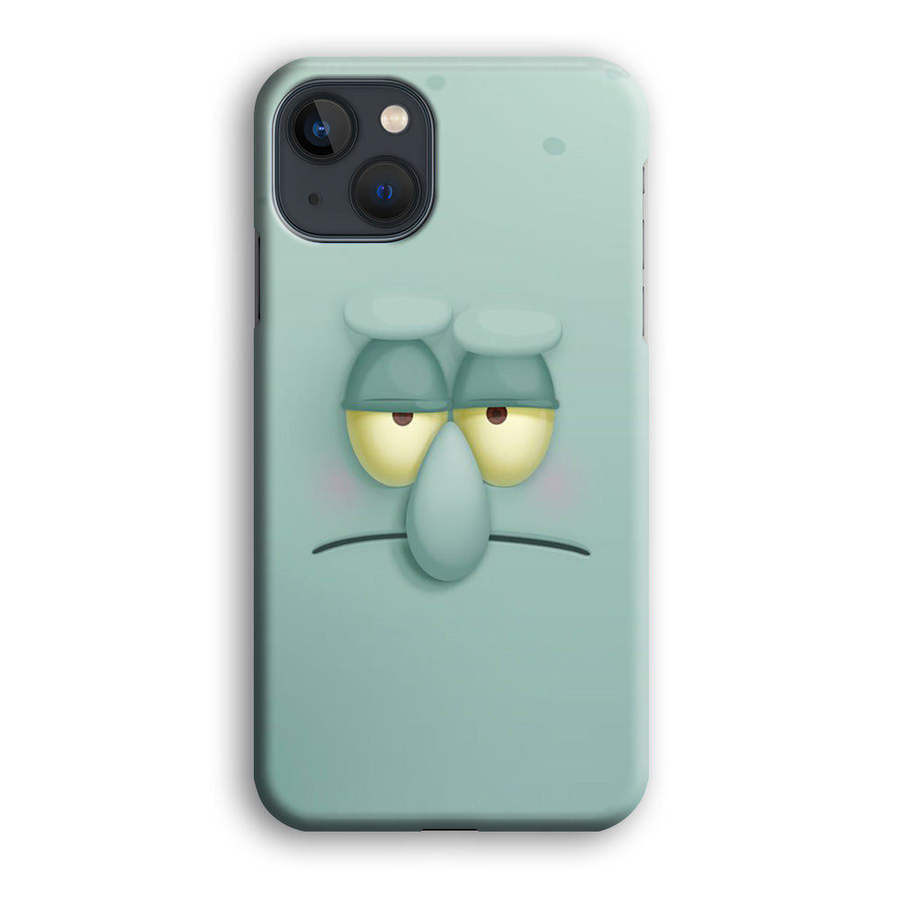 Squidward Tentacles Face iPhone 13 Mini Case