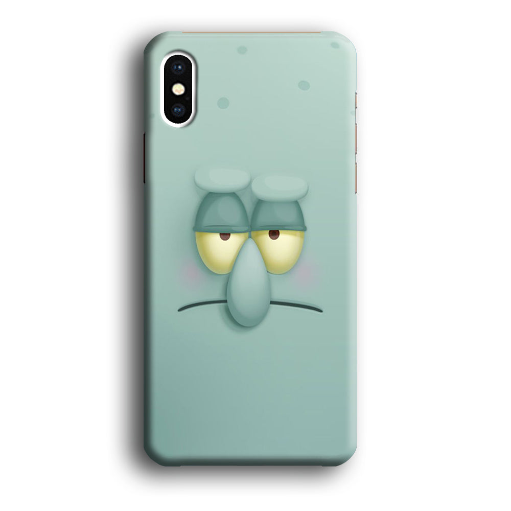 Squidward Tentacles Face iPhone Xs Case