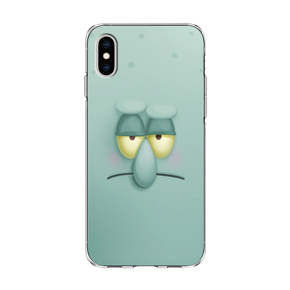 Squidward Tentacles Face iPhone X Case