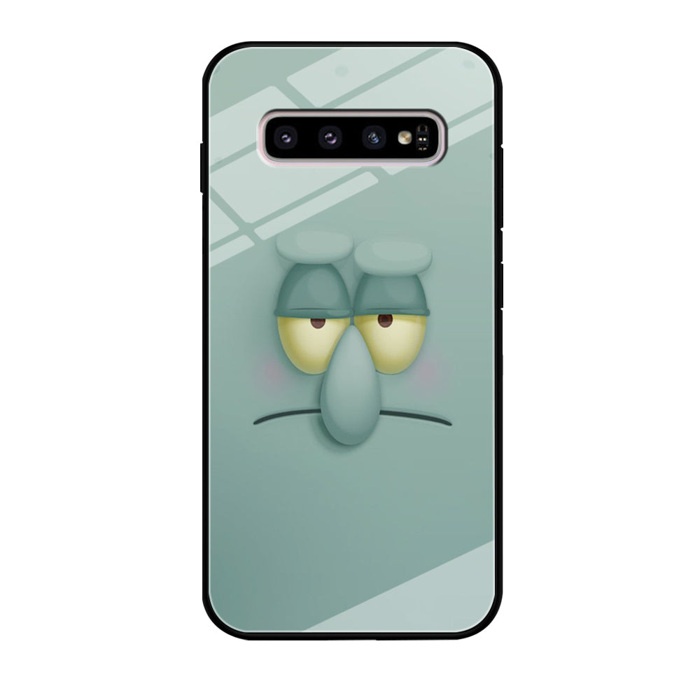 Squidward Tentacles Face Samsung Galaxy S10 Case