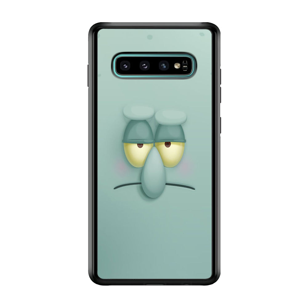 Squidward Tentacles Face Samsung Galaxy S10 Plus Case