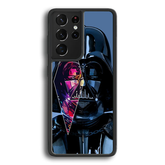 Star Wars Darth Vader Art Samsung Galaxy S21 Ultra Case-Phone Case-Rubber Black (2D Case)-Altracase