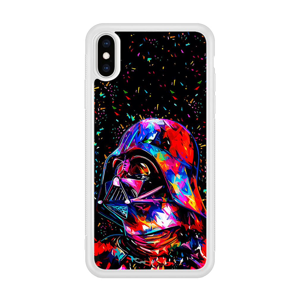 Star Wars Darth Vader Colorful iPhone Xs Case