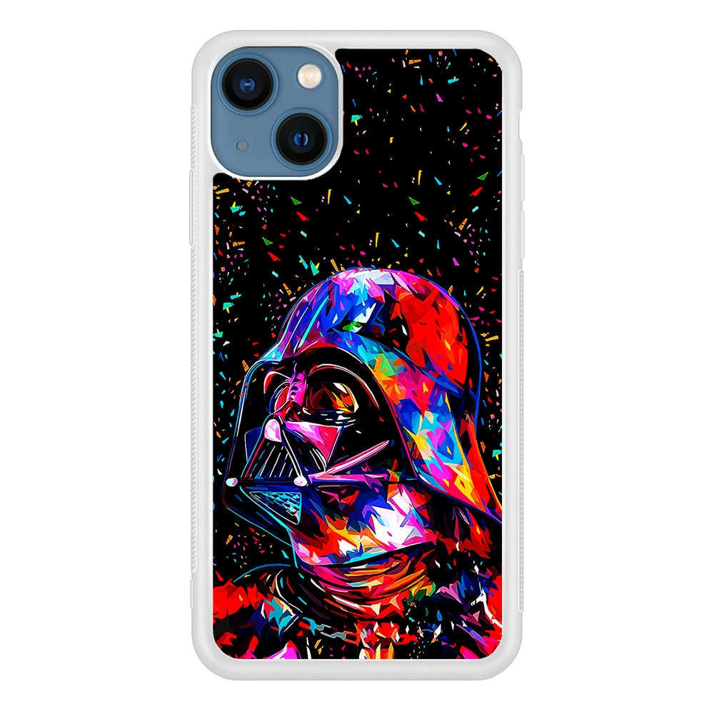 Star Wars Darth Vader Colorful iPhone 14 Plus Case