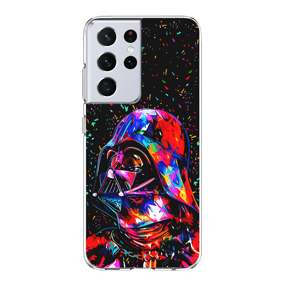 Star Wars Darth Vader Colorful Samsung Galaxy S21 Ultra Case-Phone Case-Clear Soft Case-Altracase
