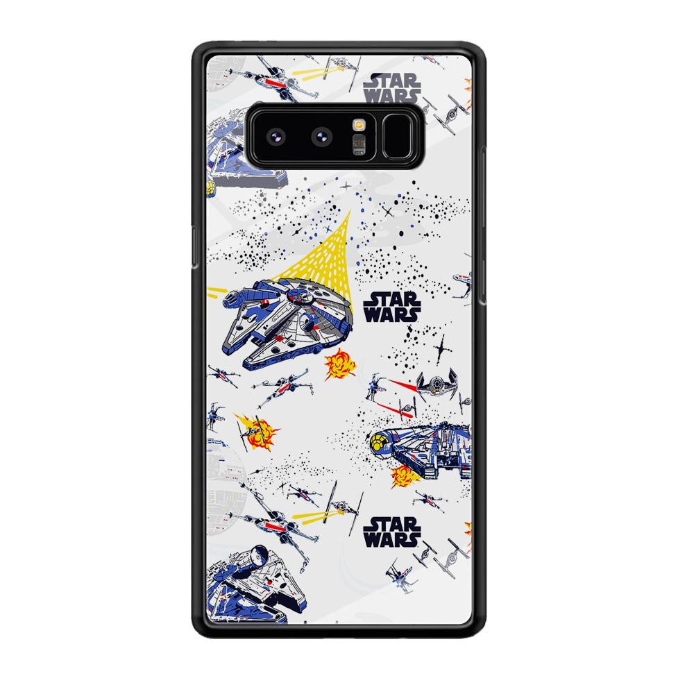 Star Wars Fighter Plane Samsung Galaxy Note 8 Case