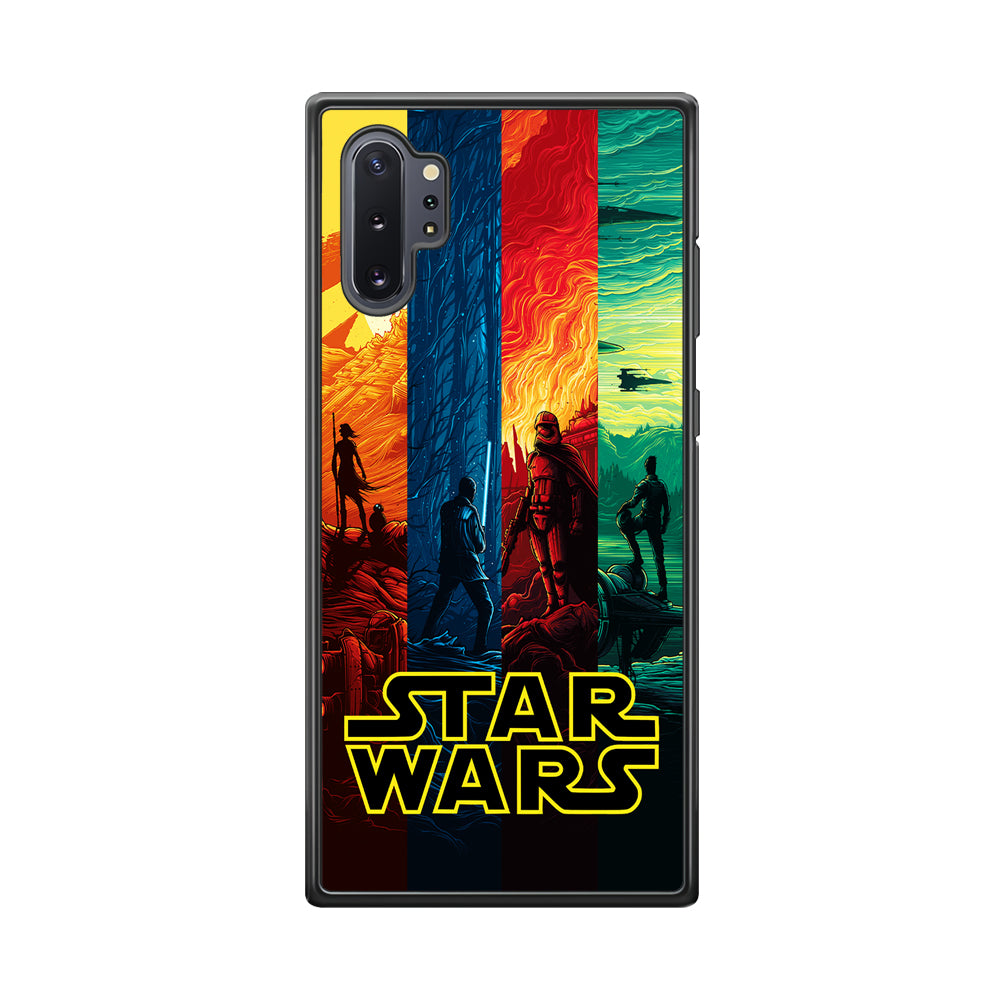 Star Wars Poster Colorful Samsung Galaxy Note 10 Plus Case