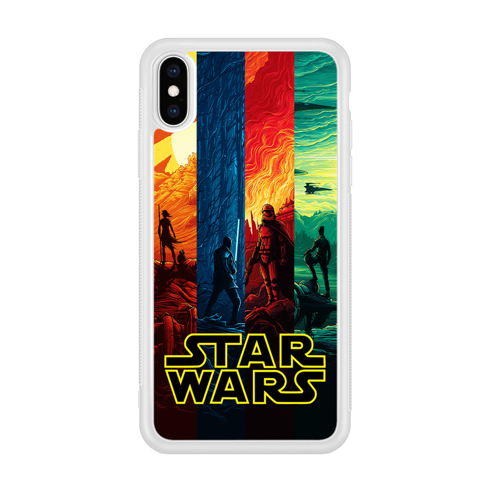 Star Wars Poster Colorful iPhone Xs Max Case