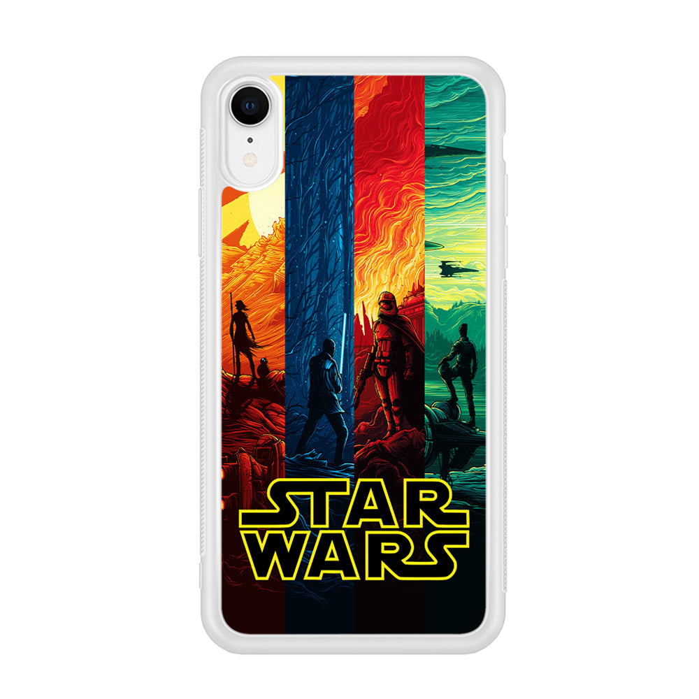Star Wars Poster Colorful iPhone XR Case