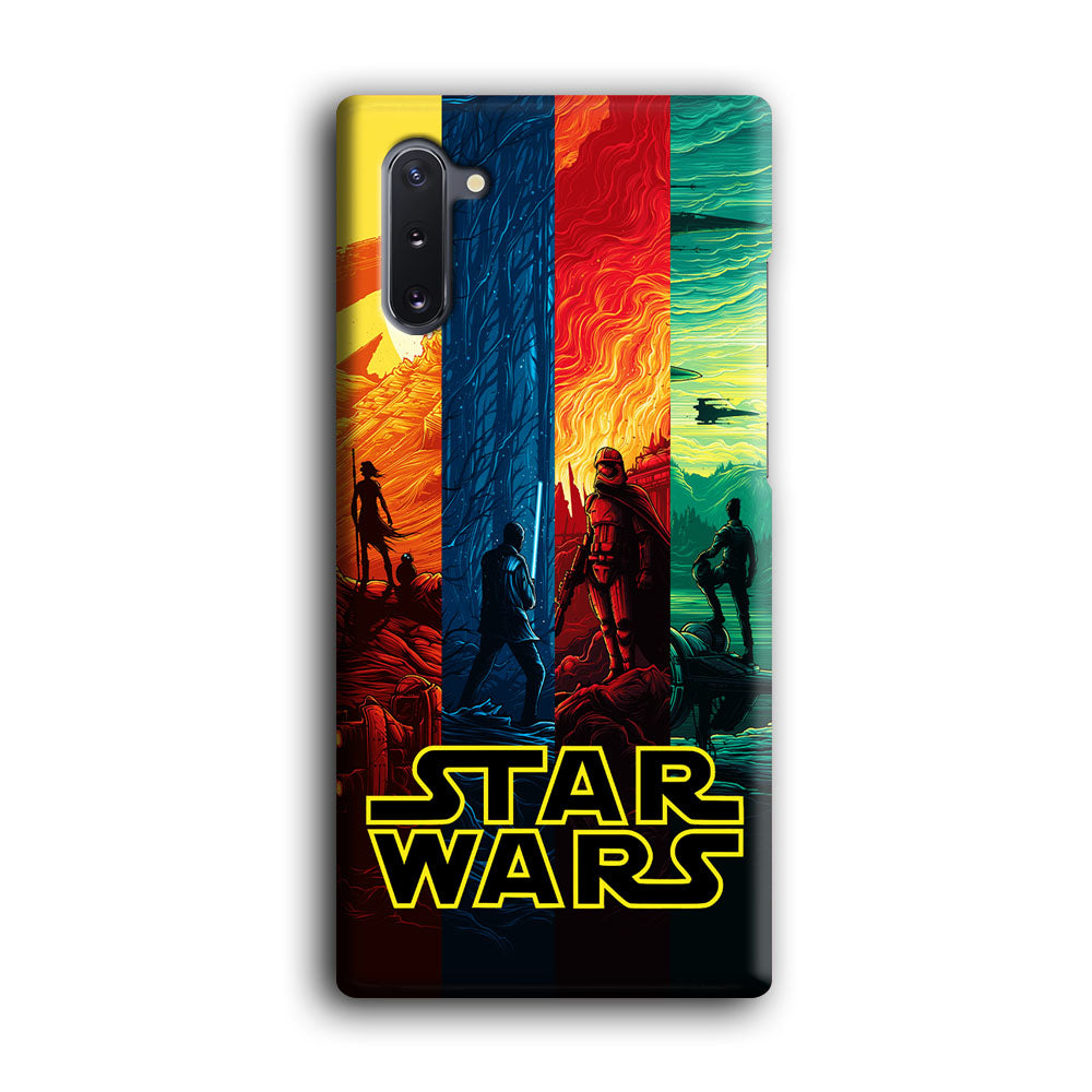 Star Wars Poster Colorful Samsung Galaxy Note 10 Case