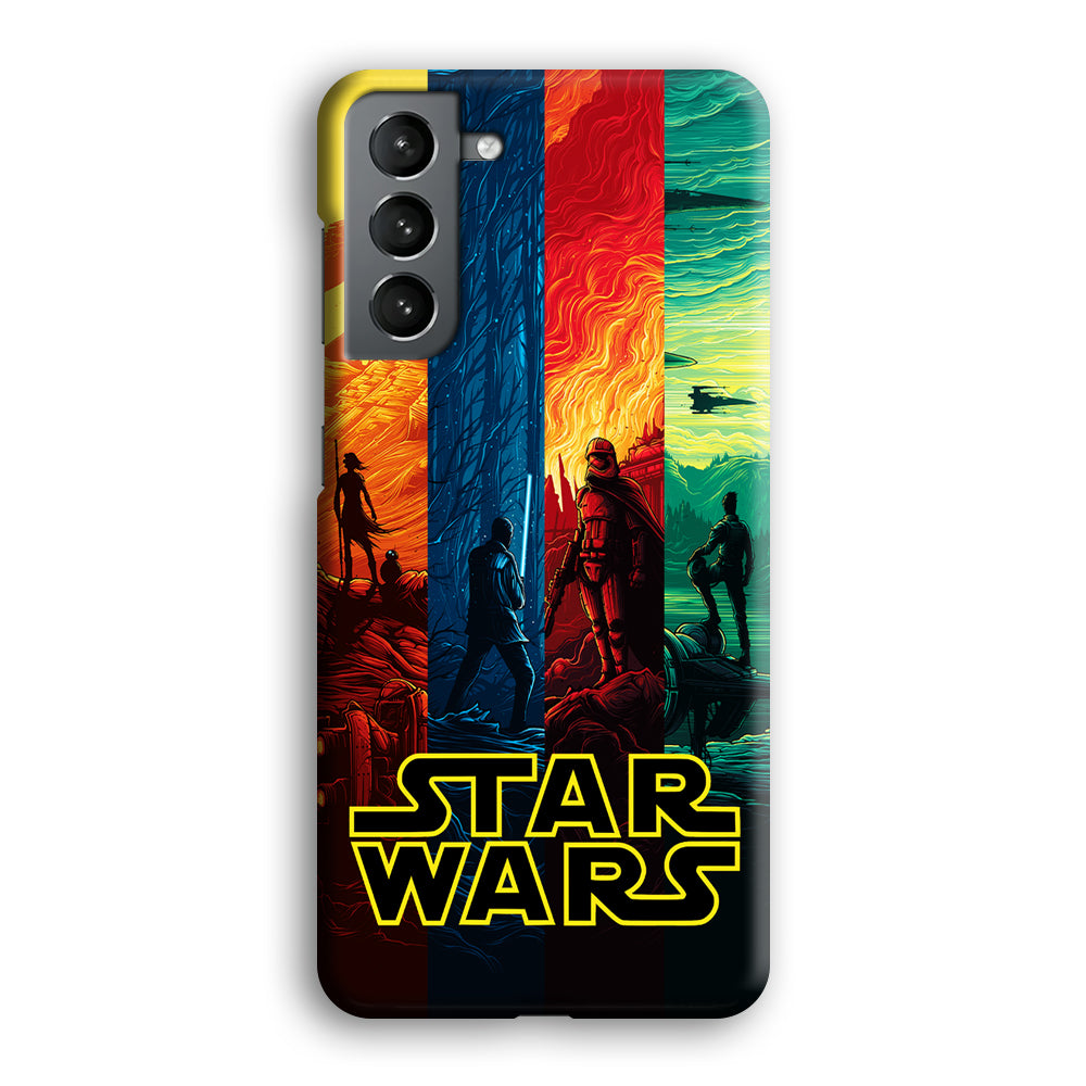 Star Wars Poster Colorful Samsung Galaxy S24 Case