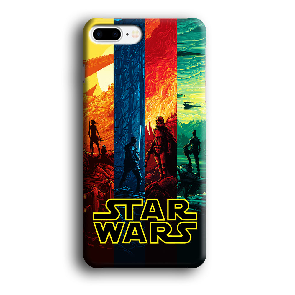 Star Wars Poster Colorful iPhone 8 Plus Case