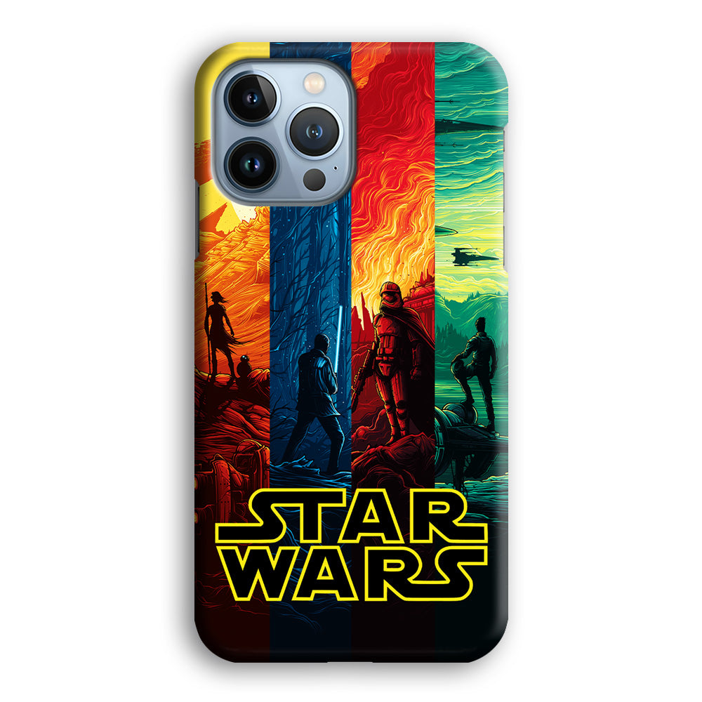 Star Wars Poster Colorful iPhone 14 Pro Case