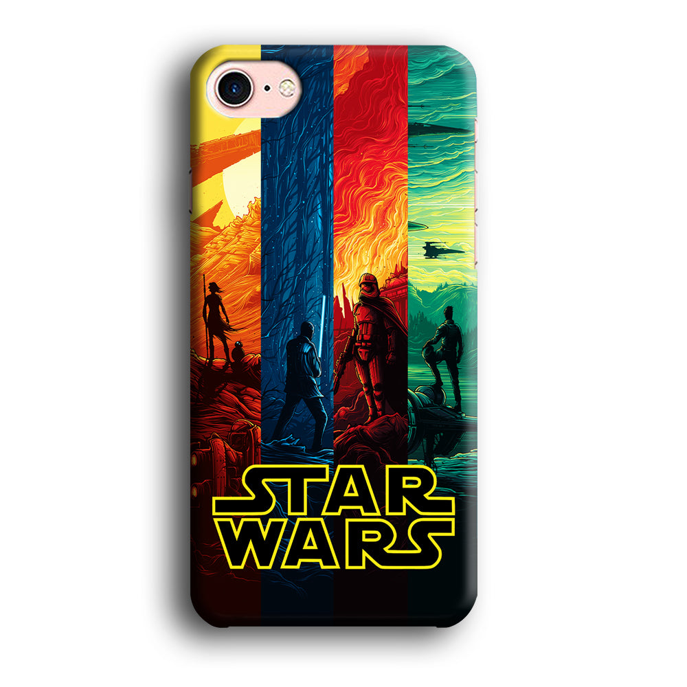 Star Wars Poster Colorful iPhone 8 Case