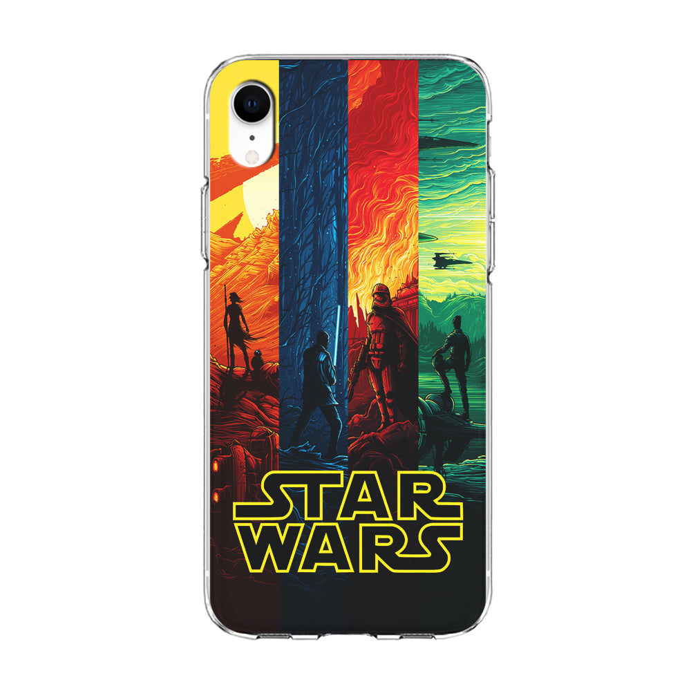 Star Wars Poster Colorful iPhone XR Case