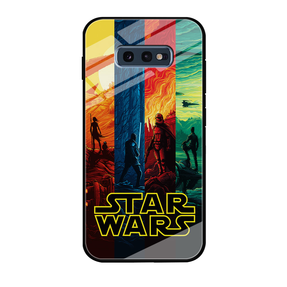 Star Wars Poster Colorful Samsung Galaxy S10E Case