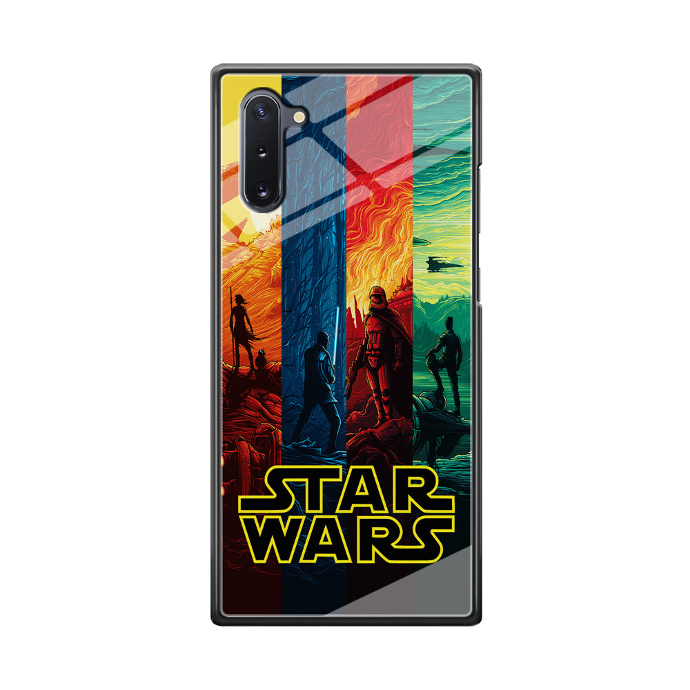 Star Wars Poster Colorful Samsung Galaxy Note 10 Case