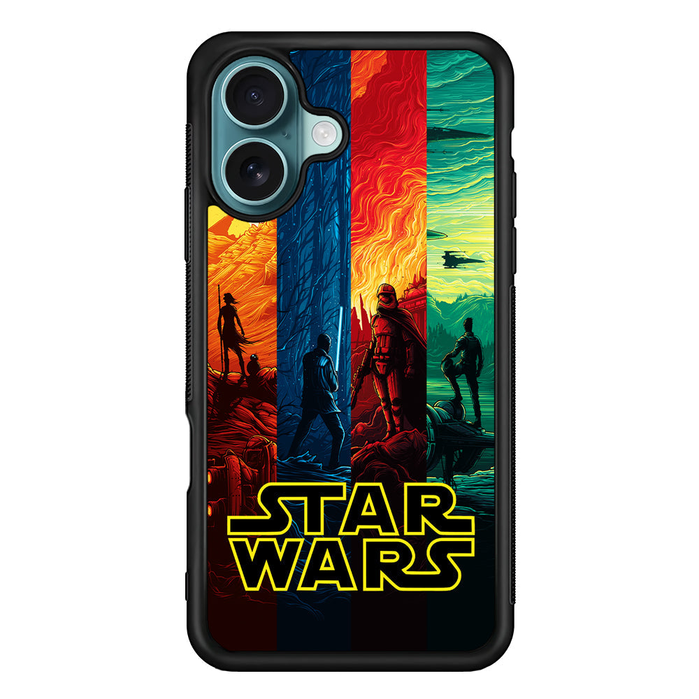 Star Wars Poster Colorful iPhone 16 Plus Case - Altracase