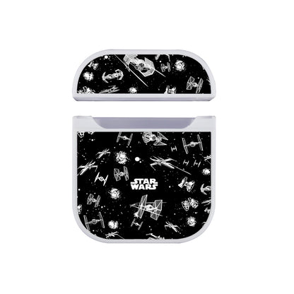 Star Wars Space Ships Pattern Apple AirPods Case-AirPod Case-White-Altracase