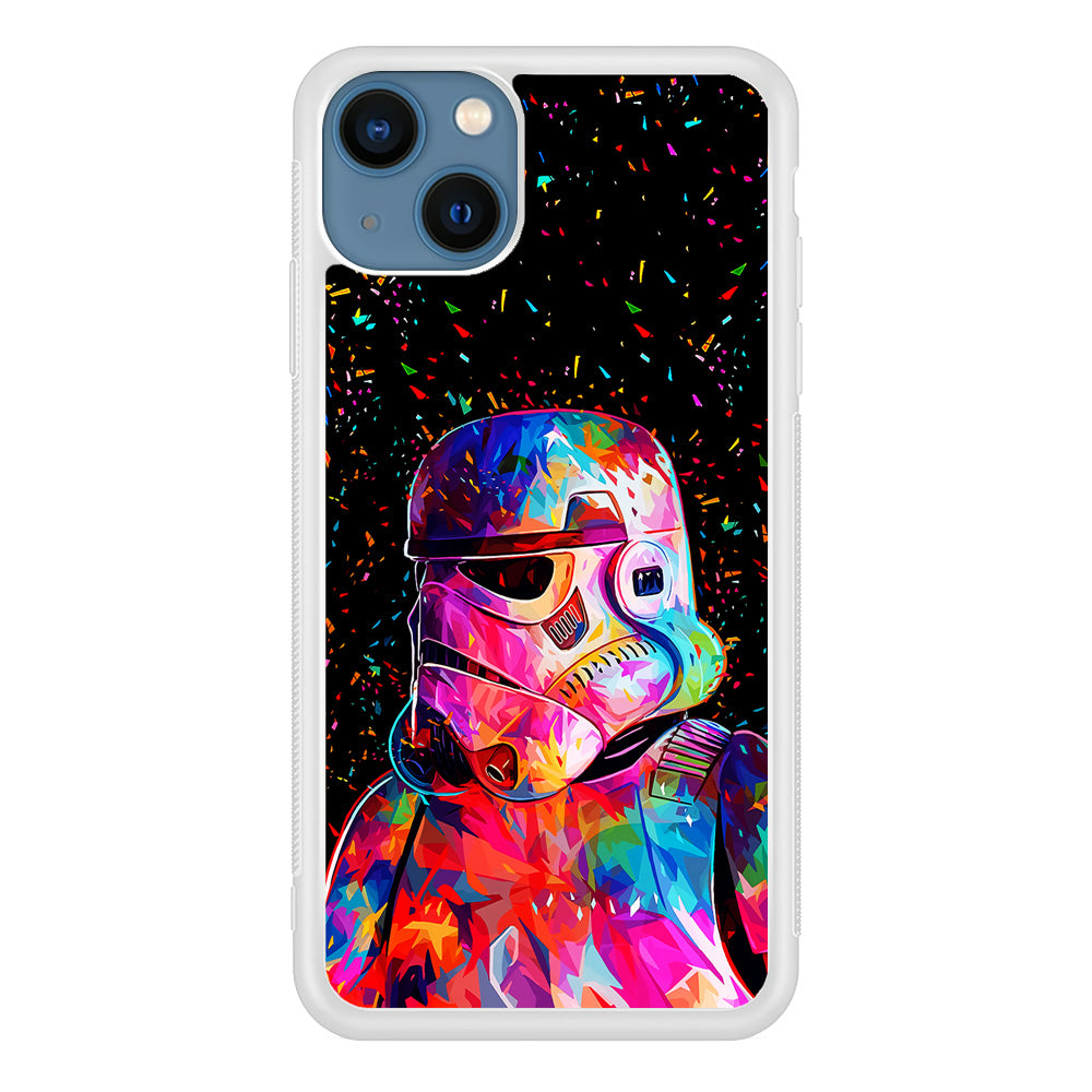 Star Wars Stormtrooper Colorful iPhone 13 Case-Phone Case-Rubber White (2D Case)-Altracase